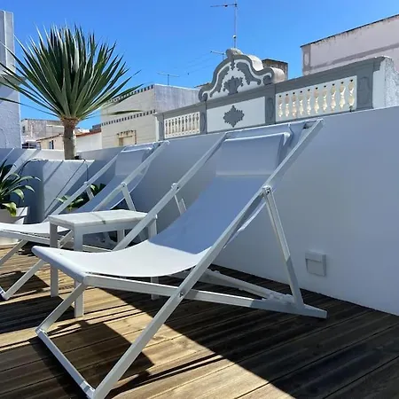 Casawolhao Liberdade Maison De Pecheur Avec Toit-terrasse Tatil Evi Olhão