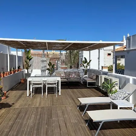Casawolhao Liberdade Maison De Pecheur Avec Toit-terrasse Tatil Evi Olhão