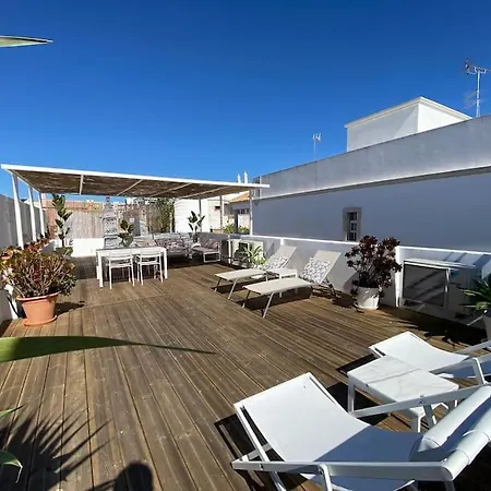 Tatil Evi Casawolhao Liberdade Maison De Pecheur Avec Toit-terrasse Olhão